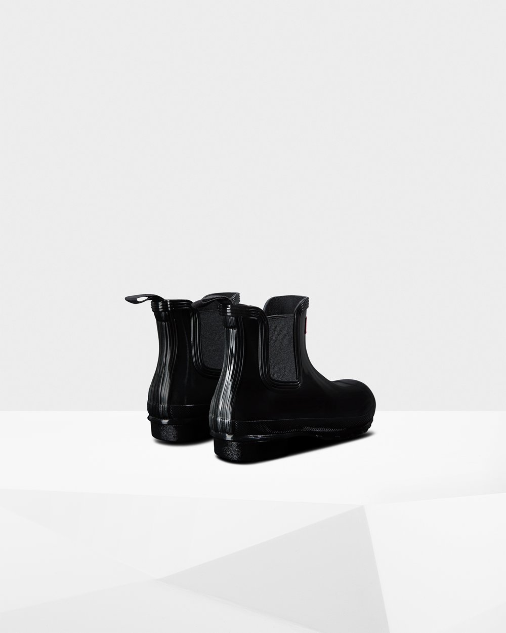 Hunter Mujer Original Gloss - Botas Chelsea Negras - 492-BZFATS